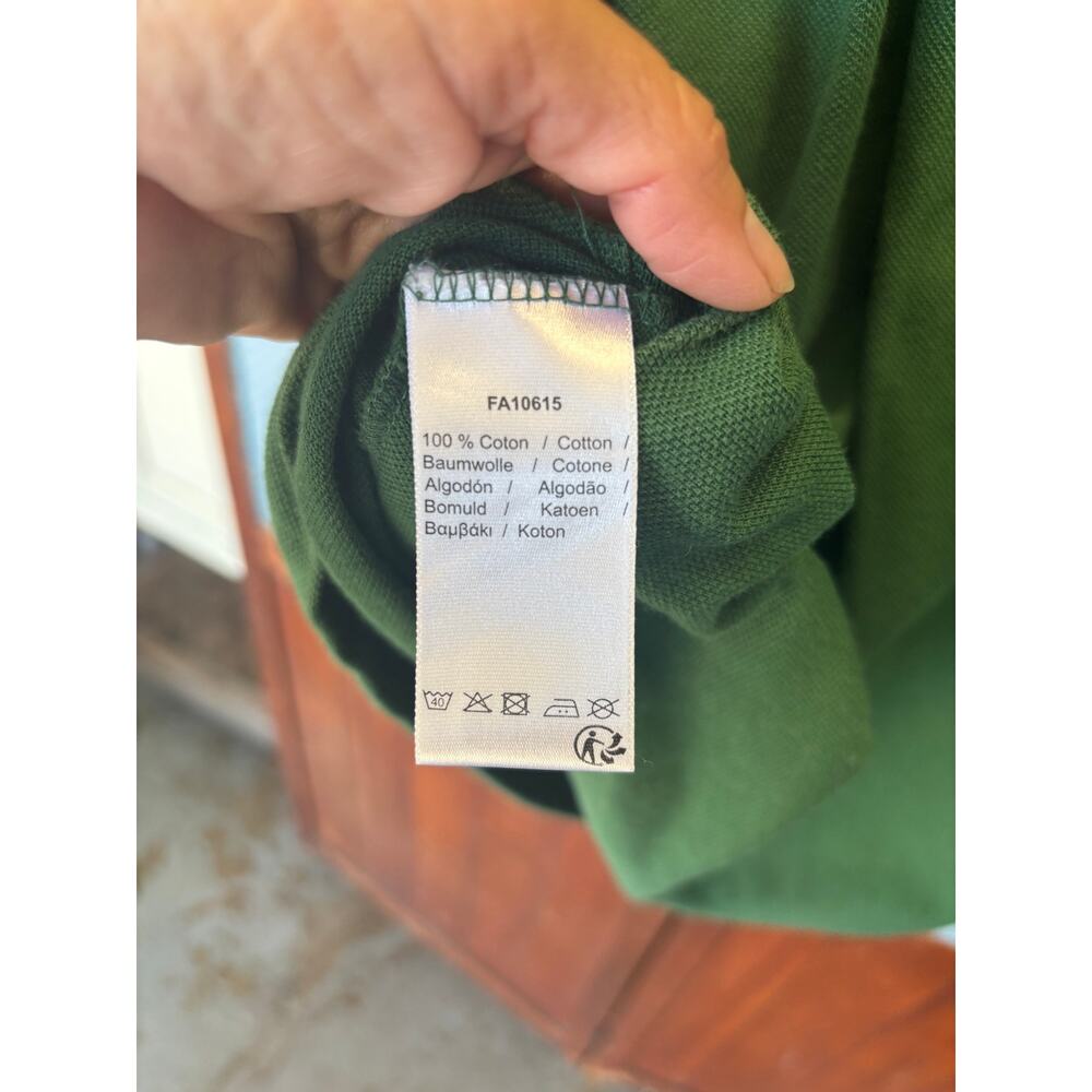 Pre-owned Green Lacoste Men's SHort Sleeve Polo 3XL - Picture 4 of 4